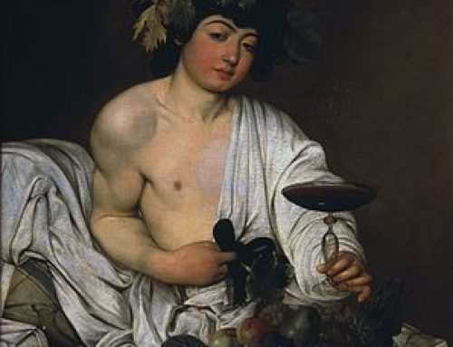 Il Bacco del Caravaggio, tra sensualità ed ironia
