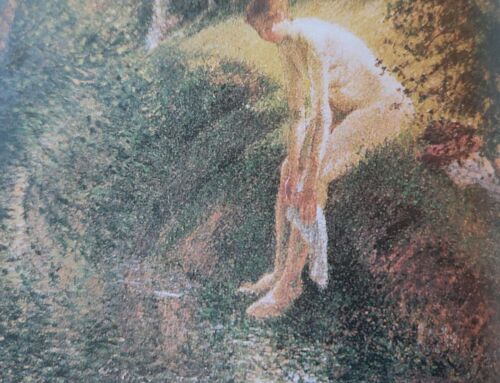Piccole descrizioni d’autore: Bagnante nel bosco di Camille Pissarro